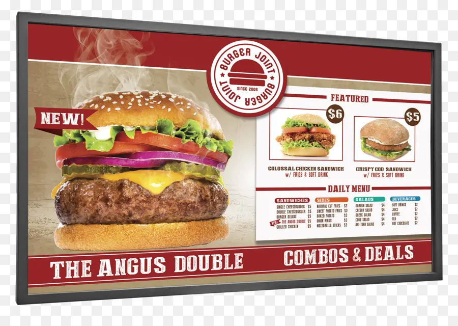 Menu De Hamburgers，Hamburger PNG