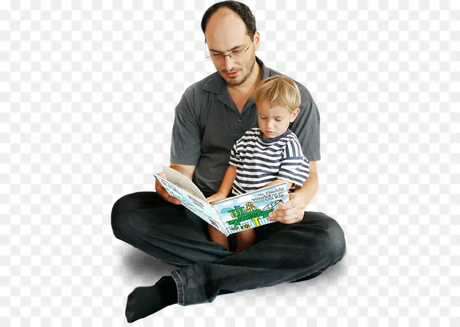 Père Et Fils，En Lisant PNG