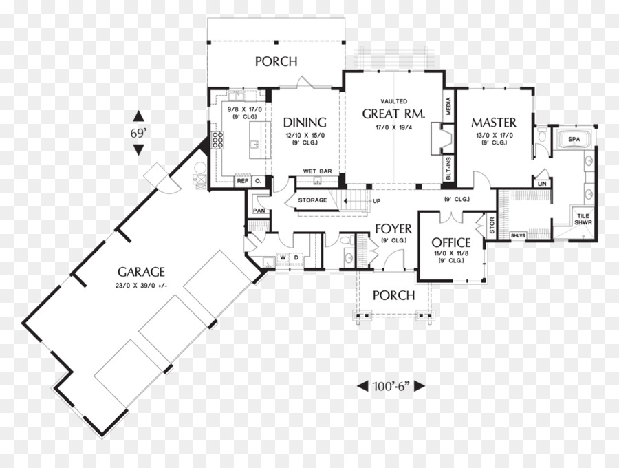 Plan D'étage，Maison PNG