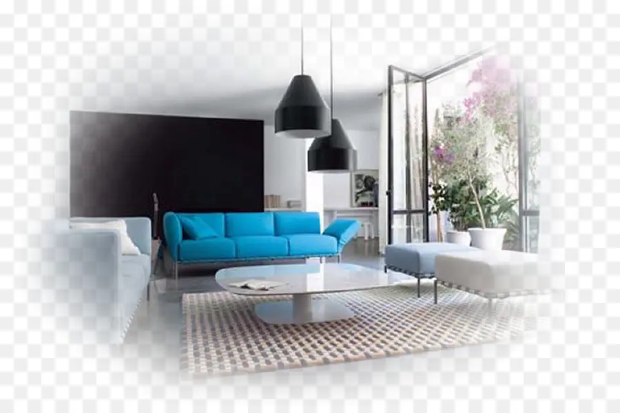 Salon Moderne，Meubles PNG