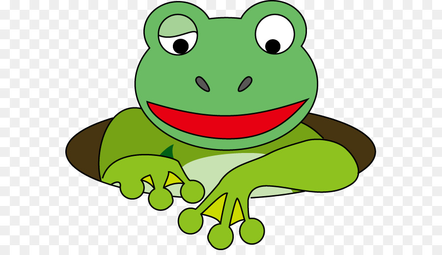 Grenouille Verte，Dessin Animé PNG