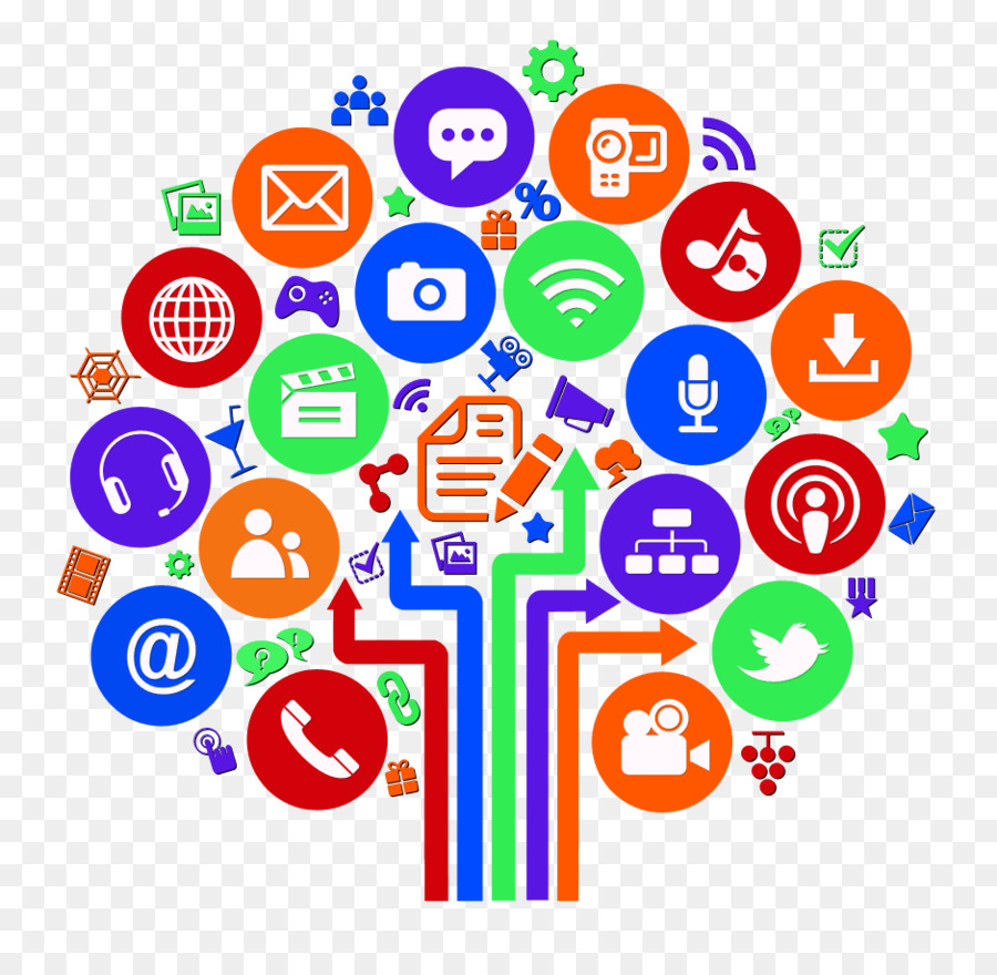 La Technologie，Marketing Des Médias Sociaux PNG