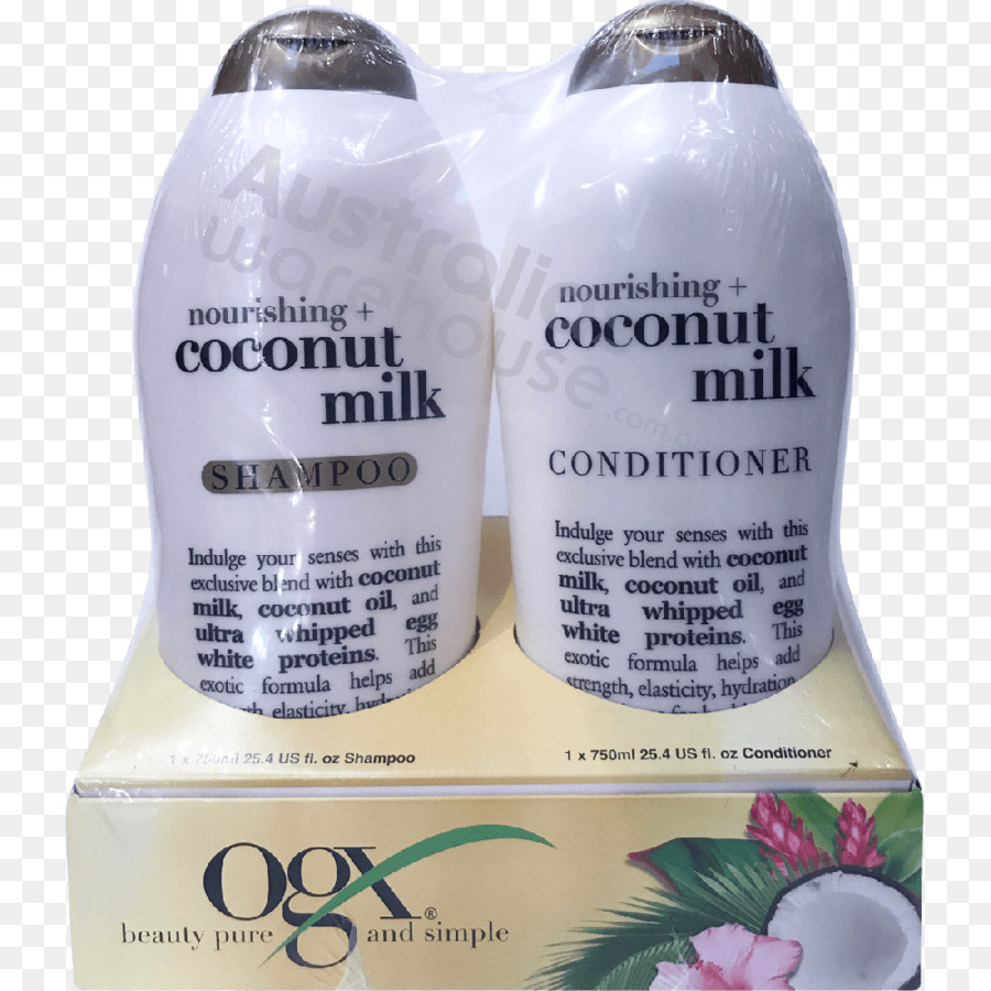 Ogx Nourrissant Au Lait De Coco Climatiseur，Ogx Nourrissant Au Lait De Coco Shampooing PNG