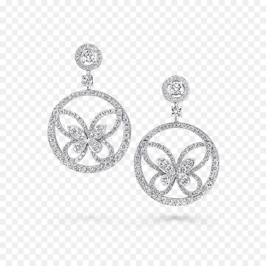 Boucles D'oreilles En Diamant，Accessoire PNG