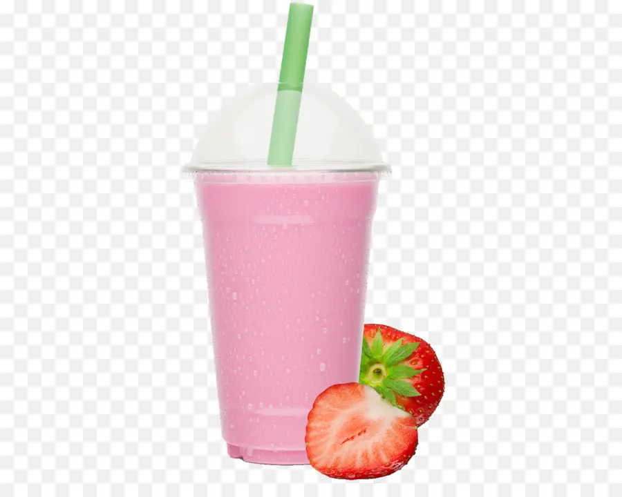 Jus De Fraise，Milk Shake PNG