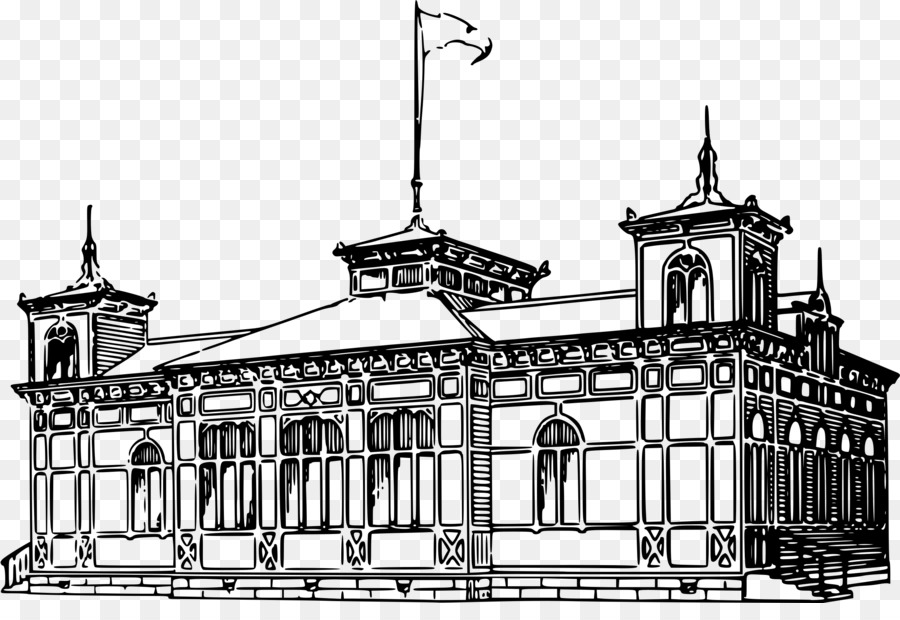 La Cour De L école，Bâtiment PNG
