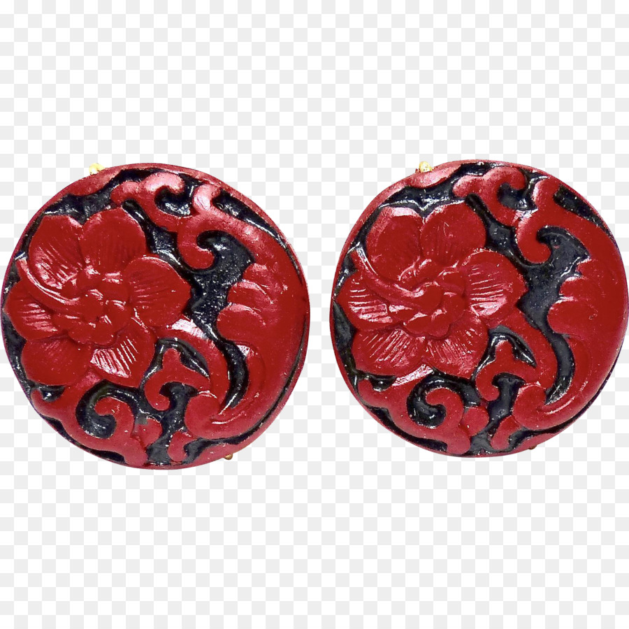 Boucle D Oreille，Rouge PNG