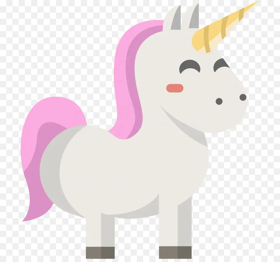 Licorne，Blanc PNG