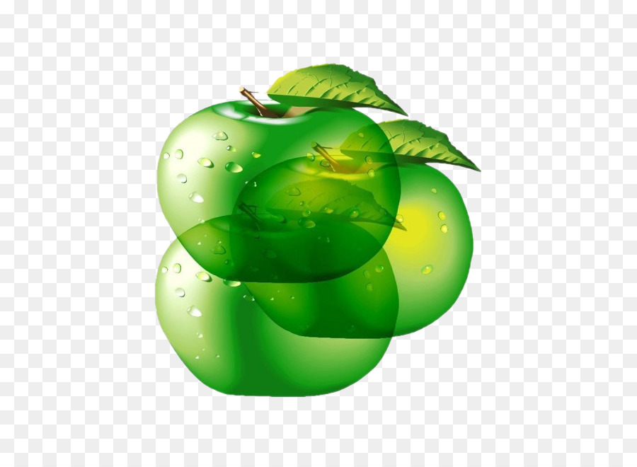 Pomme Verte，En Bonne Santé PNG