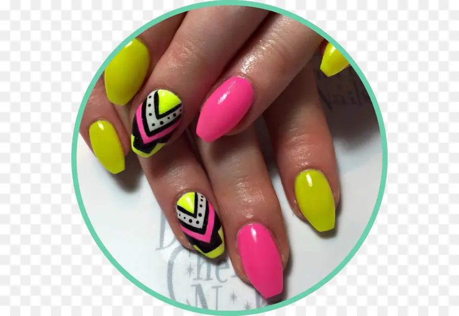 Ongles Colorés，Manucure PNG