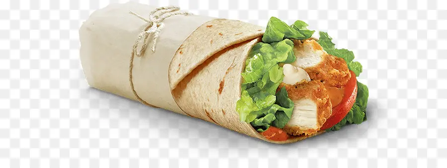 Wrap Au Poulet，Laitue PNG