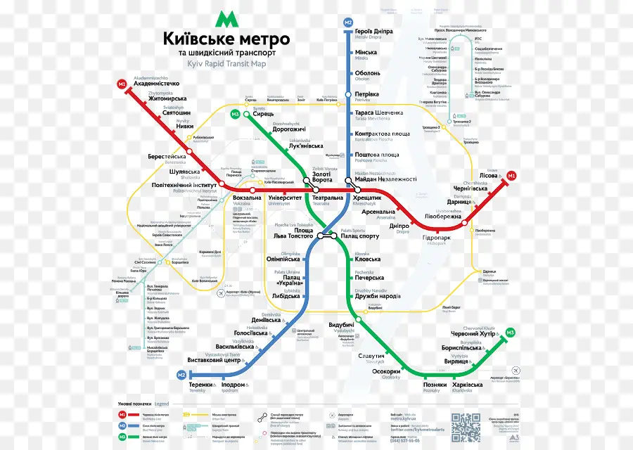 Plan Du Métro De Kyiv，Métro PNG