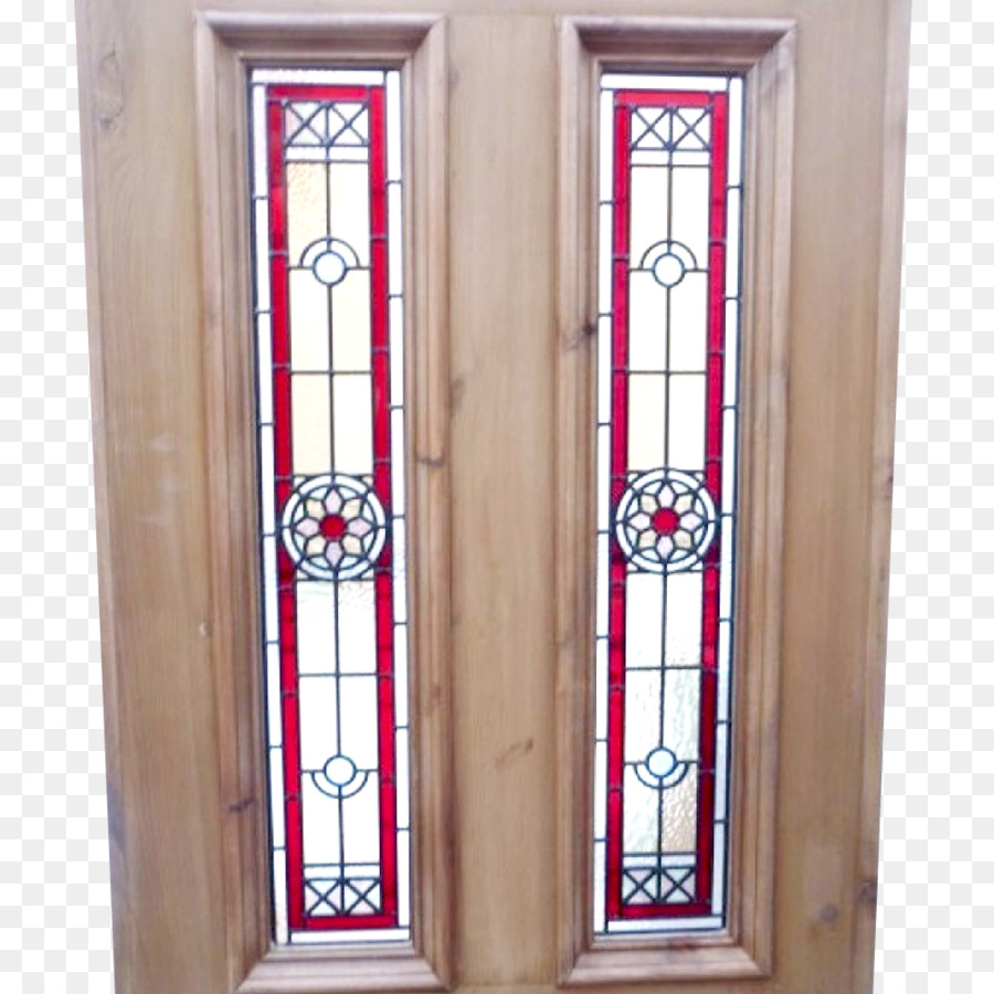 Porte En Vitrail，En Bois PNG