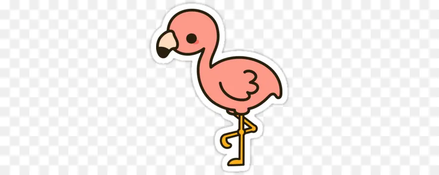 Flamant Rose De Dessin Animé，Rose PNG