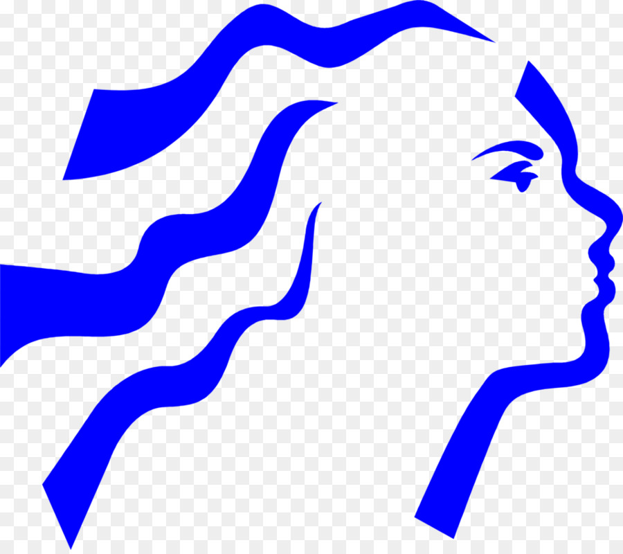 Visage De Femme Bleue，Art PNG