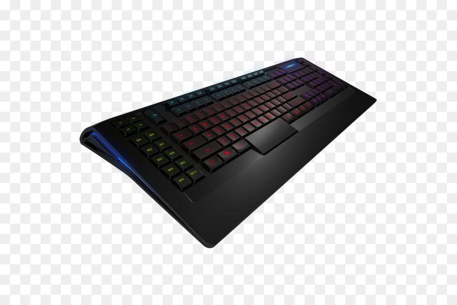 Clavier Noir，Rétroéclairage Rouge PNG