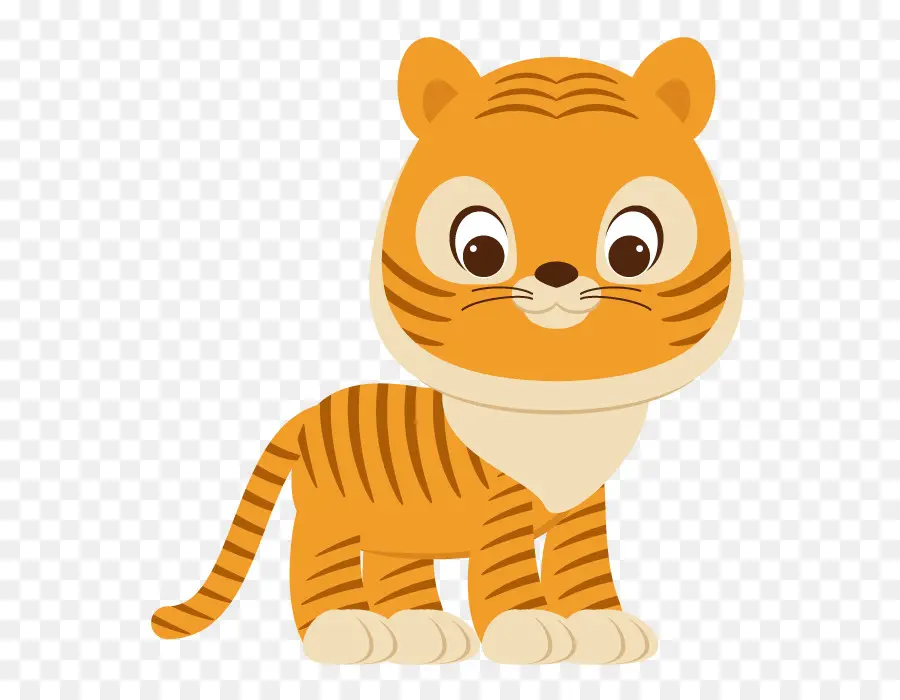 Tigre De Dessin Animé，Rayures PNG