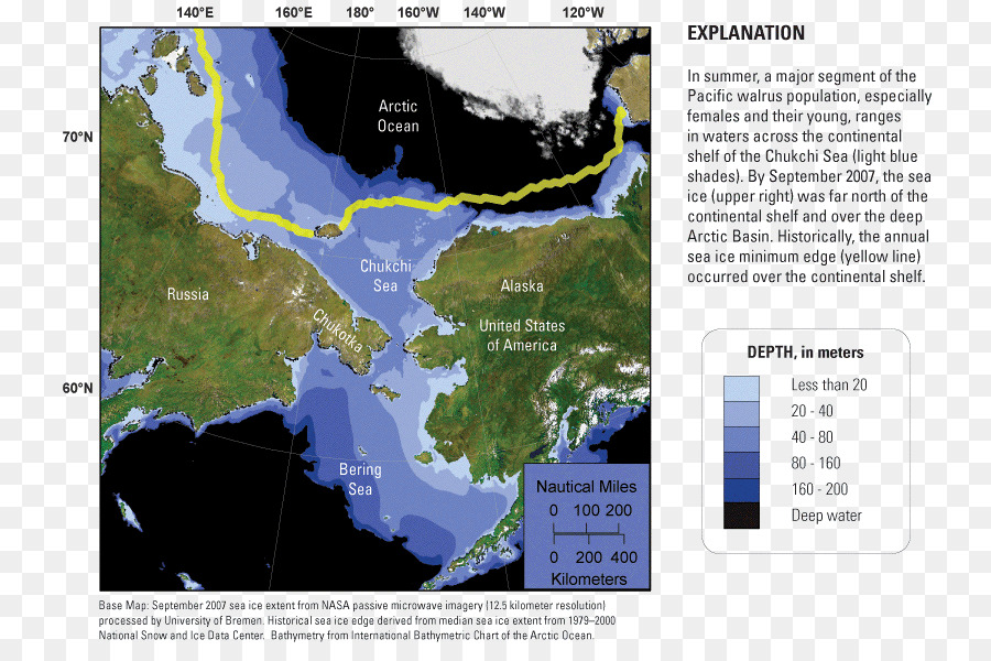 De L Arctique，De La Mer De Béring PNG