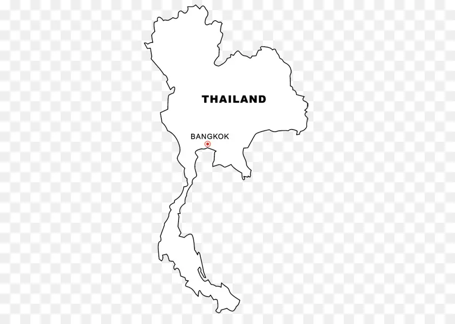 Carte De La Thaïlande，Pays PNG