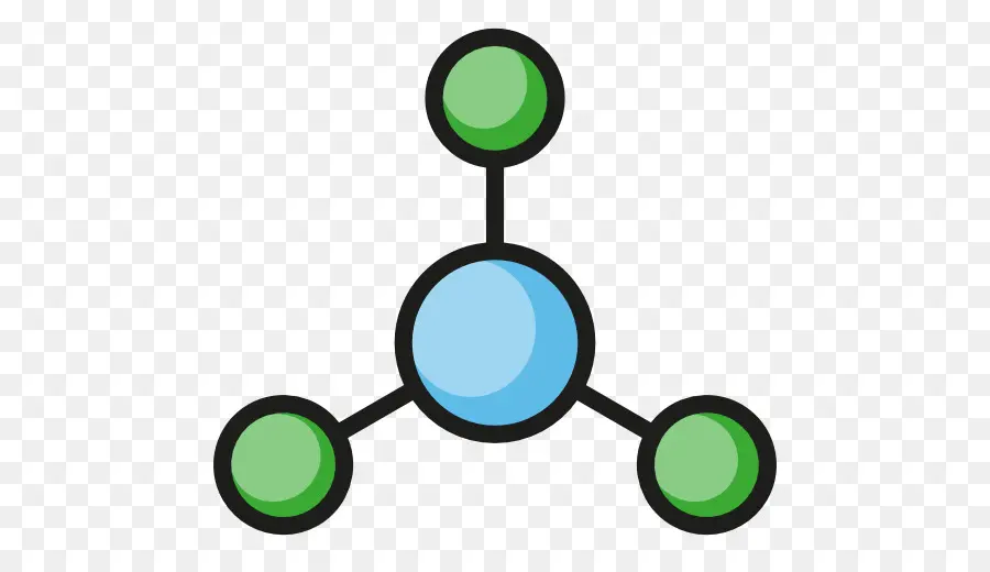 Structure Moléculaire Colorée，Science PNG