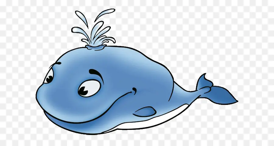 Baleine Bleue，Dessin Animé PNG