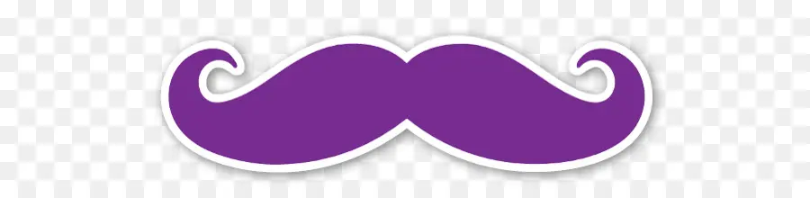 Moustache Violette，Poils Du Visage PNG