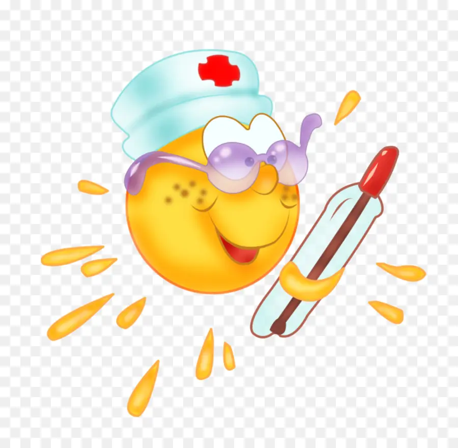 Infirmière Souriante，Émoji PNG