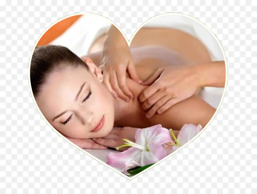 Femme Recevant Un Massage，Relaxation PNG