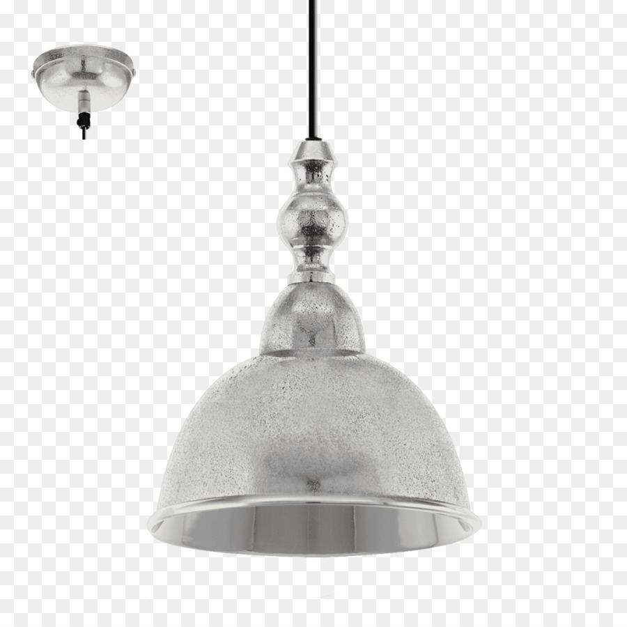 Lampe à Suspension Argentée，Lampe PNG