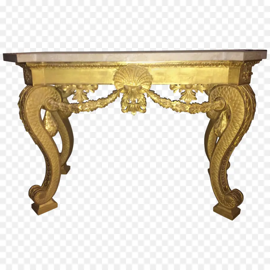 Table En Or，Orné PNG