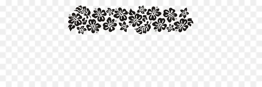 Fleurs，Noir PNG