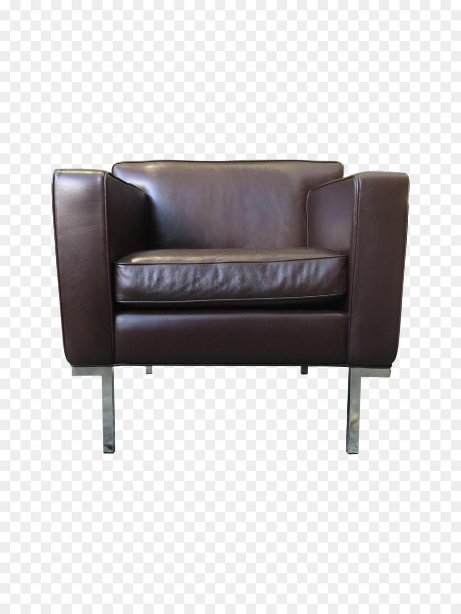 Fauteuil En Cuir Marron，Meubles PNG