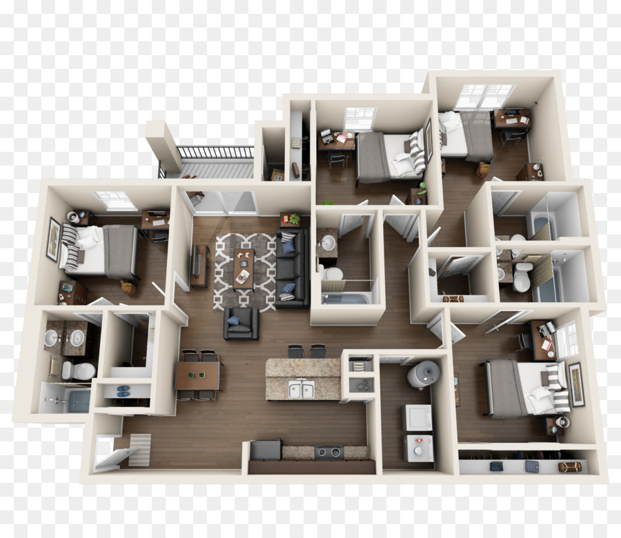 Disposition De L'appartement，Plan D'étage PNG