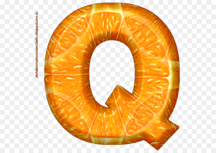 Lettre Orange Q，Alphabet PNG