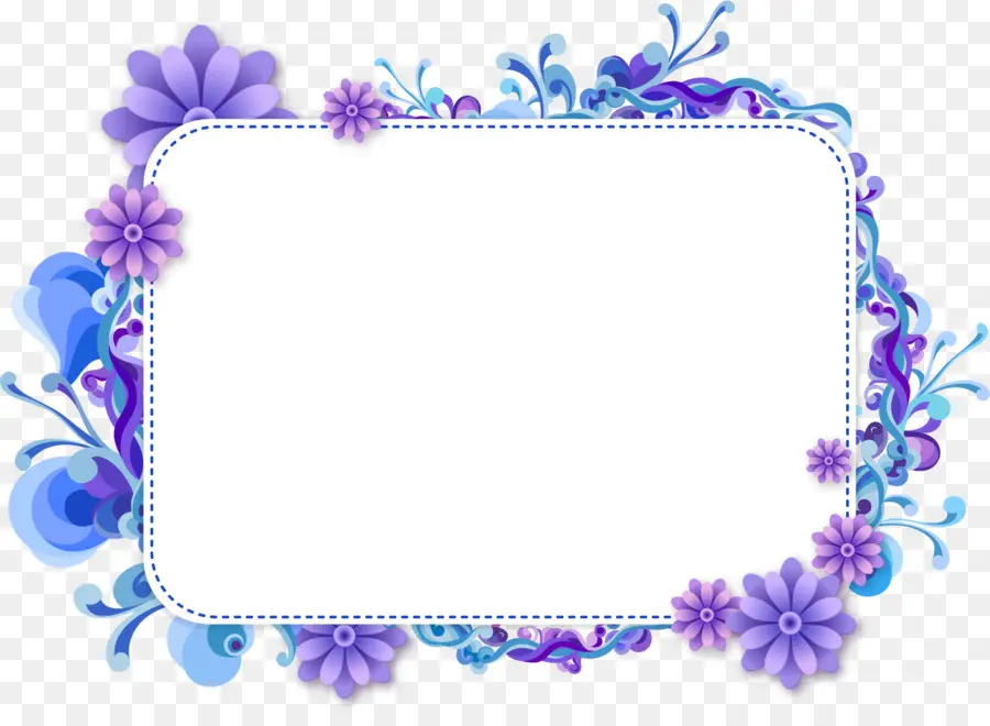 Cadre Floral，Fleurs PNG