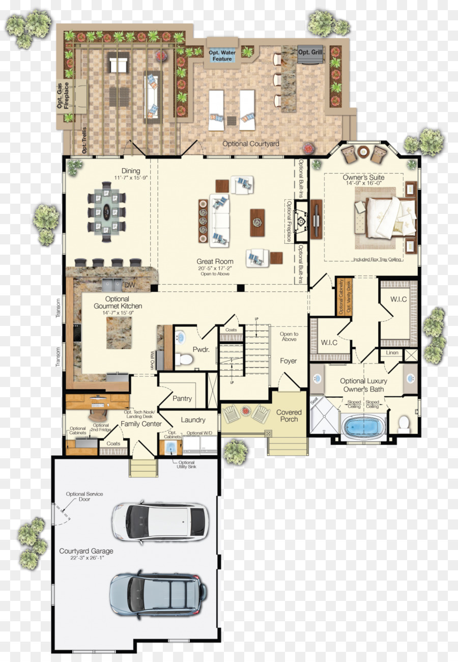 Plan D'étage De La Maison，Architecture PNG