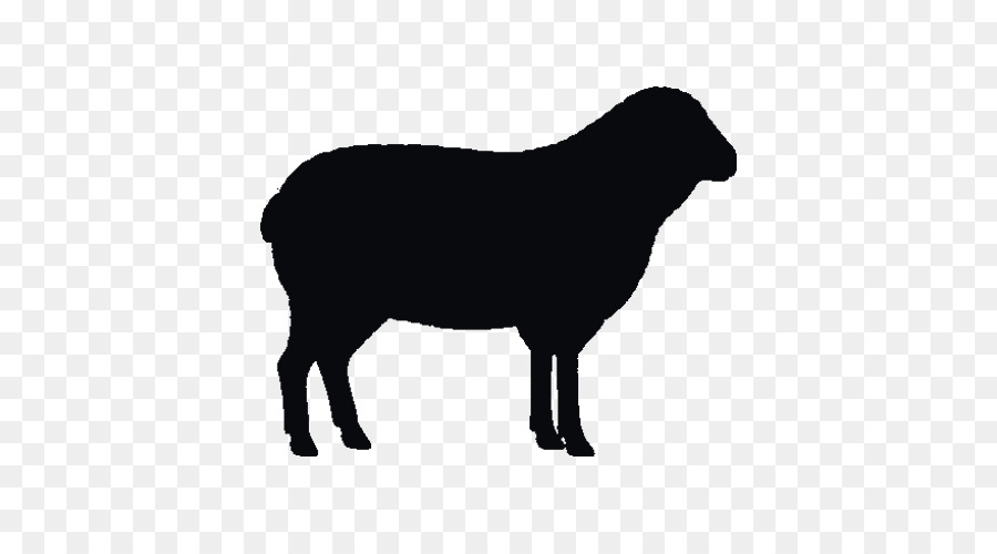 Silhouette De Mouton Noir，Silhouette PNG