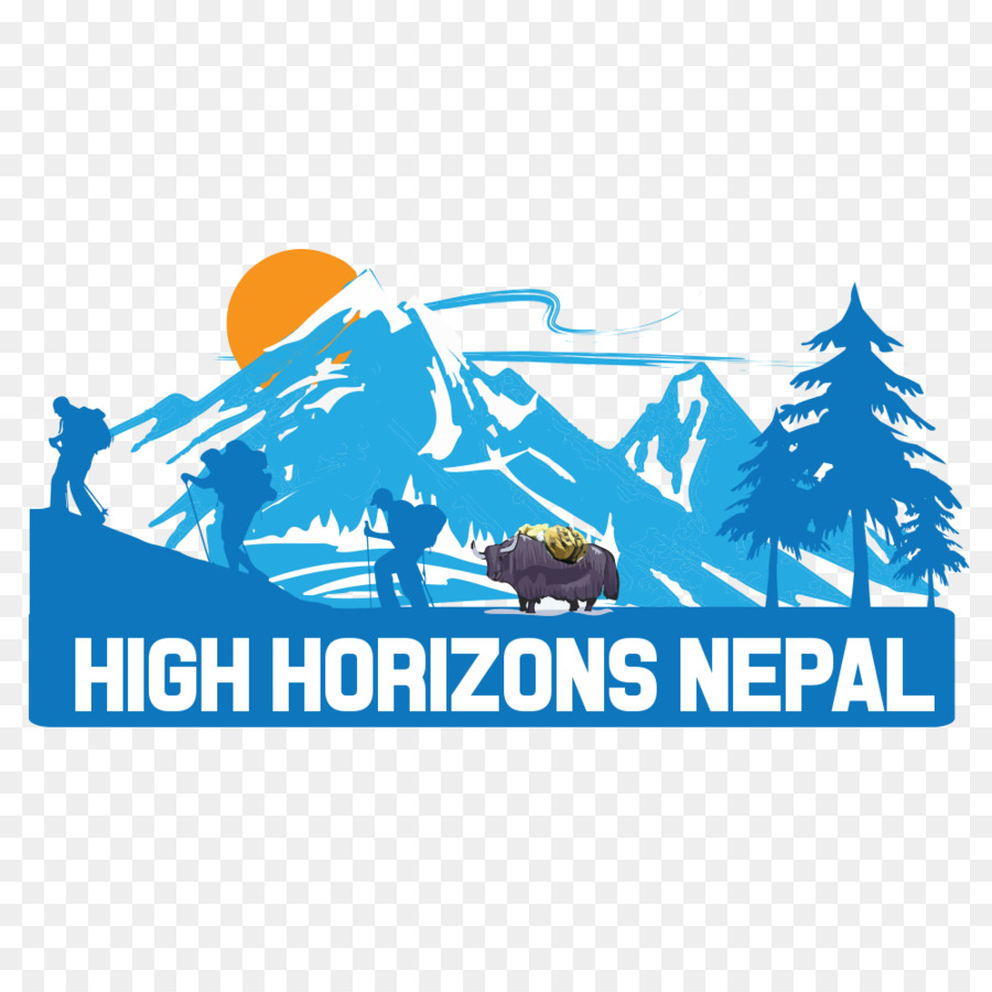 Logo High Horizons Népal，Montagnes PNG