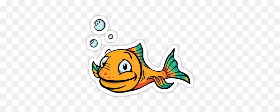 Poisson Orange，Dessin Animé PNG