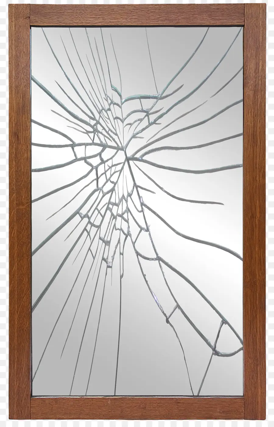 Miroir Brisé，Verre PNG