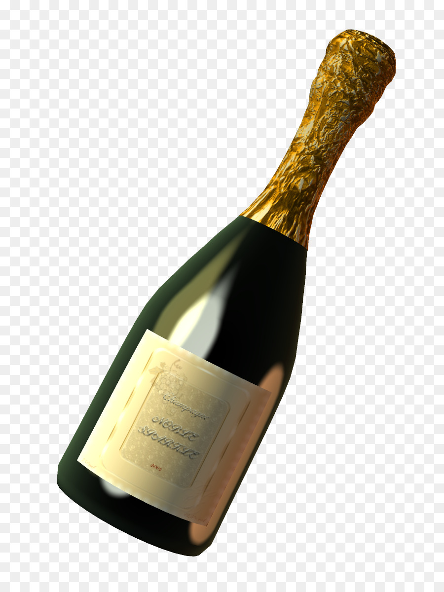 Bouteilles De Champagne，Alcool PNG