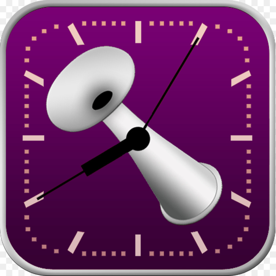 Horloge，Violet PNG