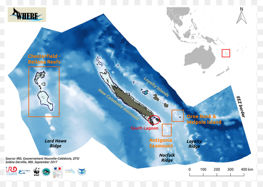 Mer De Corail，Géographie De La Nouvelle Calédonie PNG