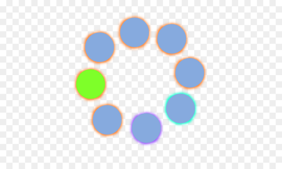 Points Colorés，Cercles PNG