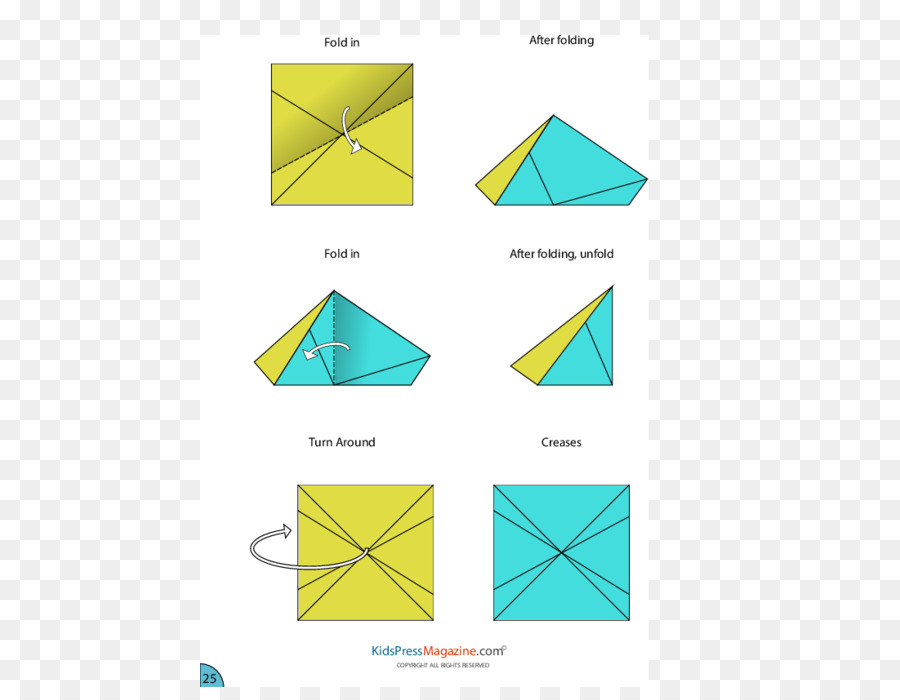 Instructions Pour L'origami，Papier PNG