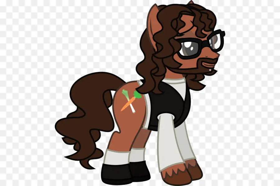 Poney De Dessin Animé，Lunettes PNG