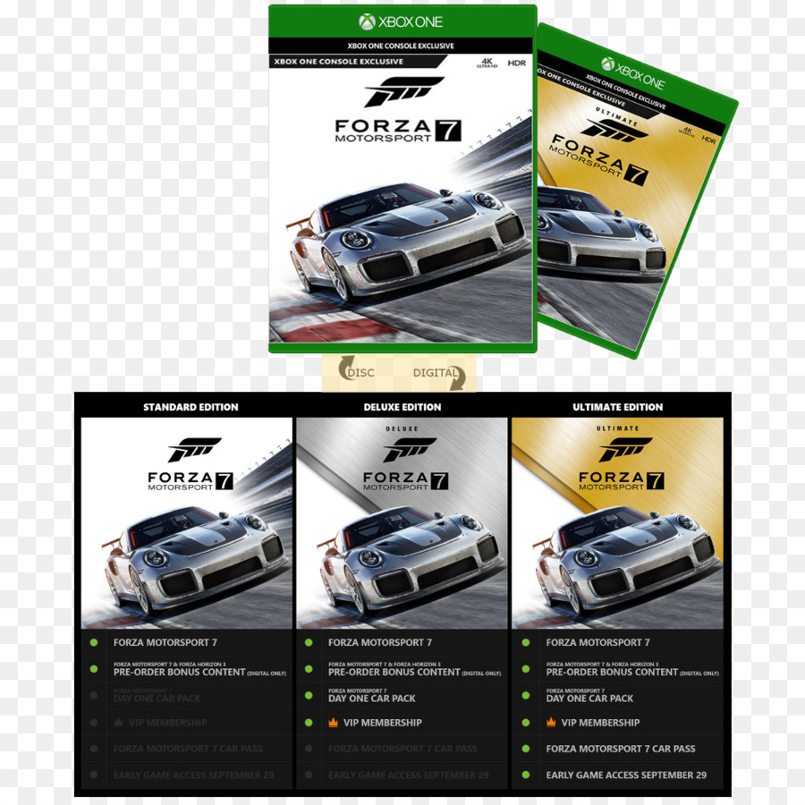 Forza Motorsport 7，Xbox One PNG