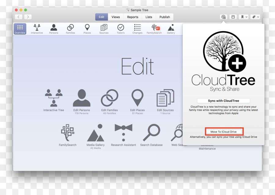 Macfamilytree，Le Logiciel D Ordinateur PNG