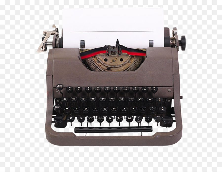 Machine à écrire Rouge，Clavier PNG