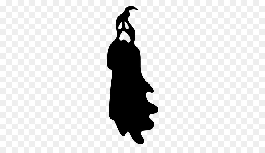 Silhouette Fantôme，Halloween PNG